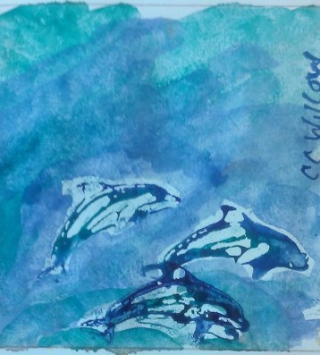 Three Dolphins 12151X13500