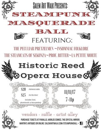 SAlem Art Walk's Steampunk Masquerade Ball
