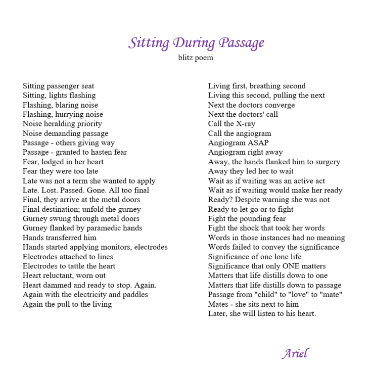 Sitting During Passage