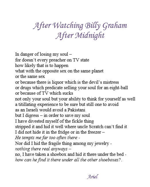 After Watching Billy Graham