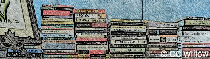 Stacked Books by CC Willow