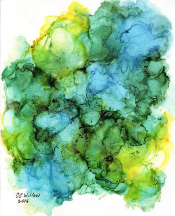 Springing Forth by Pacific NW artist CC Willow