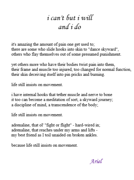 I Can't But I Will And I Do by Ariel