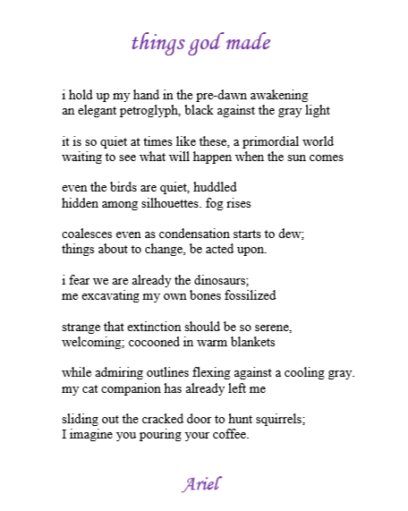 Things God Made by Ariel