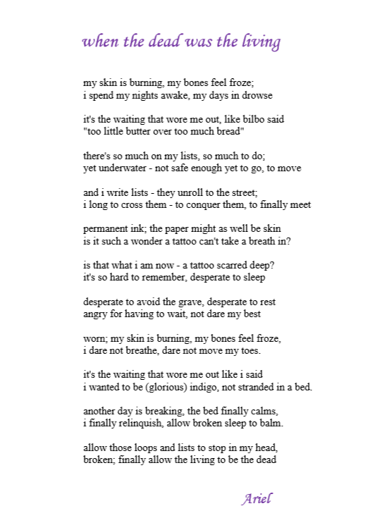 When the Dead Was the Living by Ariel