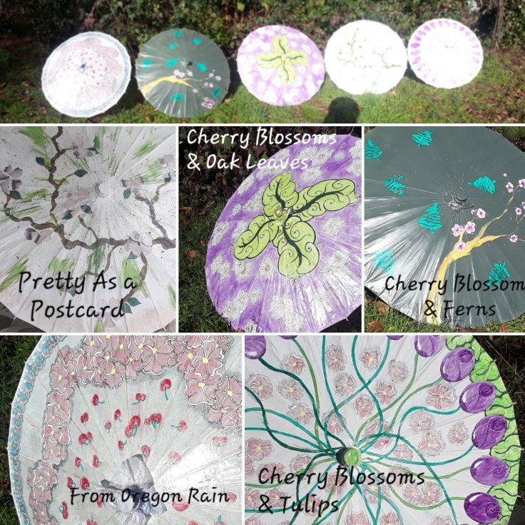 Cherry Blossom Festival parasols by CC Willow