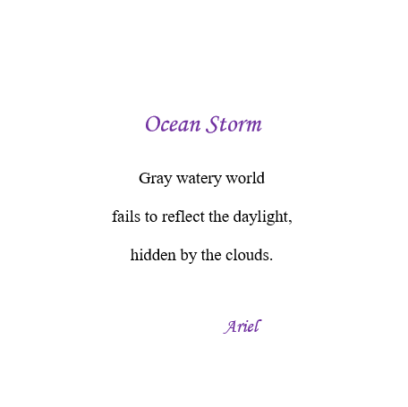 Ocean Storm by Ariel